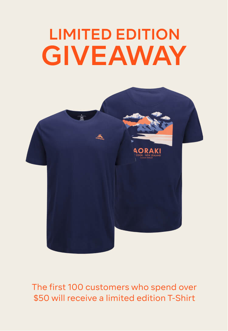 The first 100 customers to spend $50 
or over will receive a limited edition T-shirt.