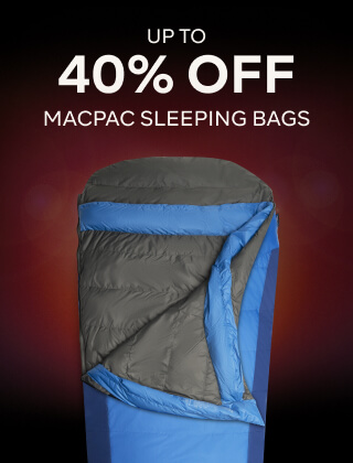 UP TO 40% OFF MACPAC SLEEPING BAGS